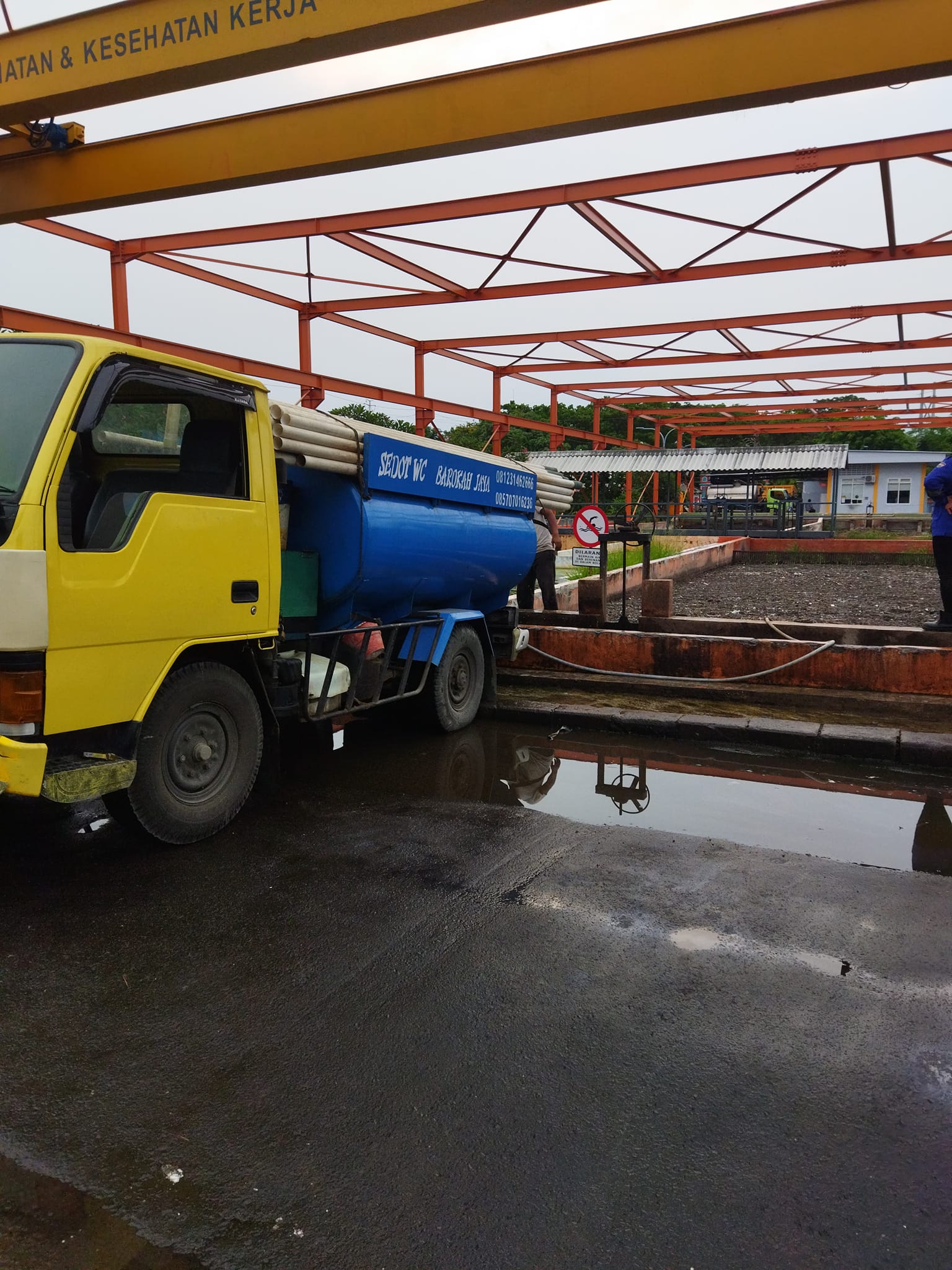 Layanan sedot WC Maospati Magetan dengan armada penyedotan septic tank